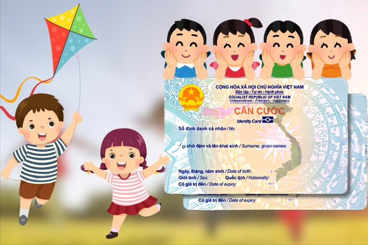 Từ 1/9, trẻ dưới 6 tuổi được cấp thẻ căn cước trong quy trình khai sinh liên thông