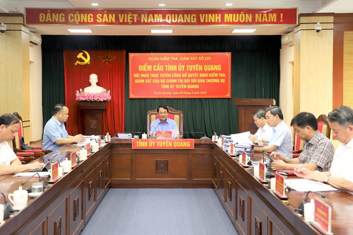Tuyên Quang: Thường trực Tỉnh ủy cho ý kiến nhiều chủ trương phát triển kinh tế - xã hội