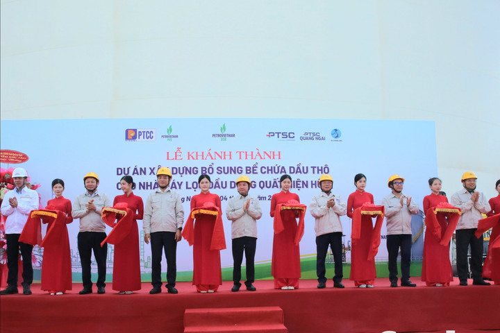 NMLD Dung Quất tăng thêm 12,5% năng lực tồn chứa dầu thô
