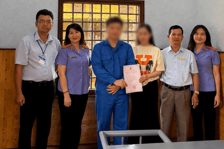 Đăng ký kết hôn lưu động cho bị can trong trại tạm giam