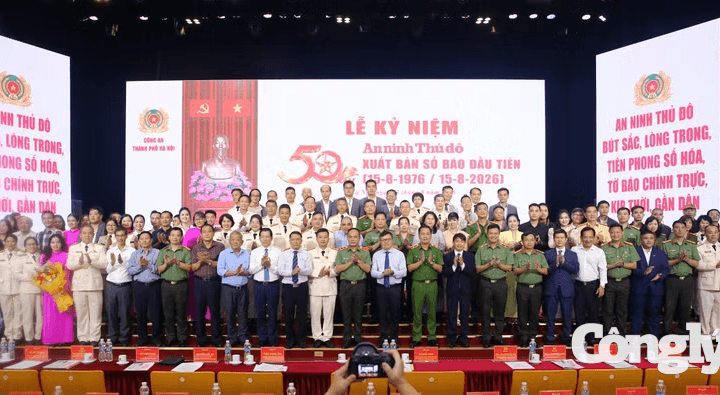 An ninh Thủ đô kỷ niệm 50 năm xuất bản số báo đầu tiên