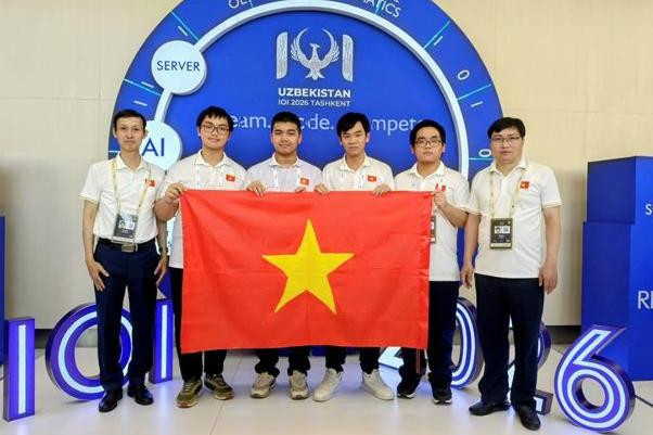 Việt Nam vào nhóm 8 đội dẫn đầu Olympic Tin học quốc tế 2026