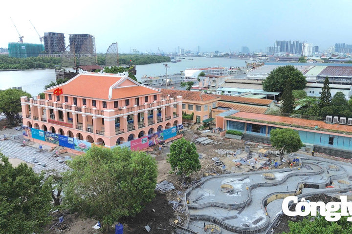 Bến Nhà Rồng khoác diện mạo mới bên sông Sài Gòn