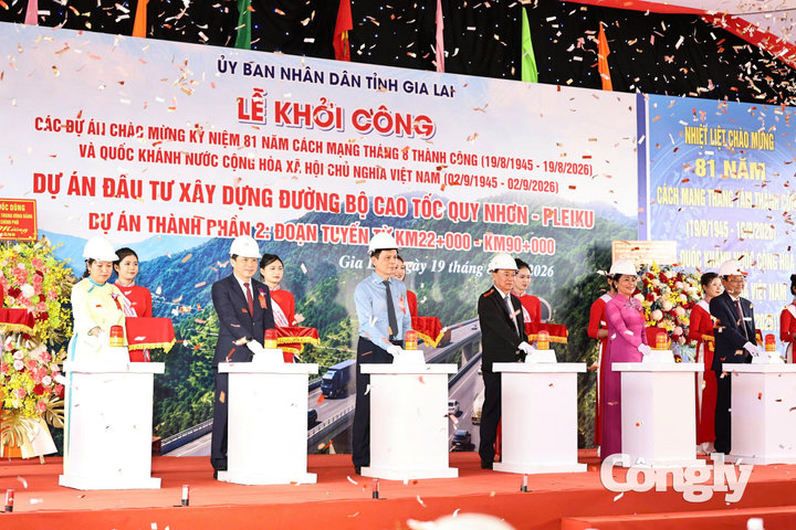 Khởi công Dự án thành phần 2 Cao tốc Quy Nhơn-Pleiku
