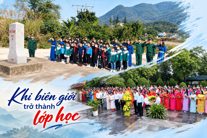 Đưa thầy cô giáo đến nơi cột mốc kể chuyện lịch sử