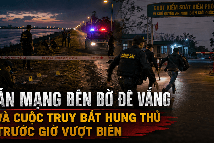 Radio pháp đình: Án mạng bên bờ đê vắng và cuộc truy bắt hung thủ trước giờ vượt biên