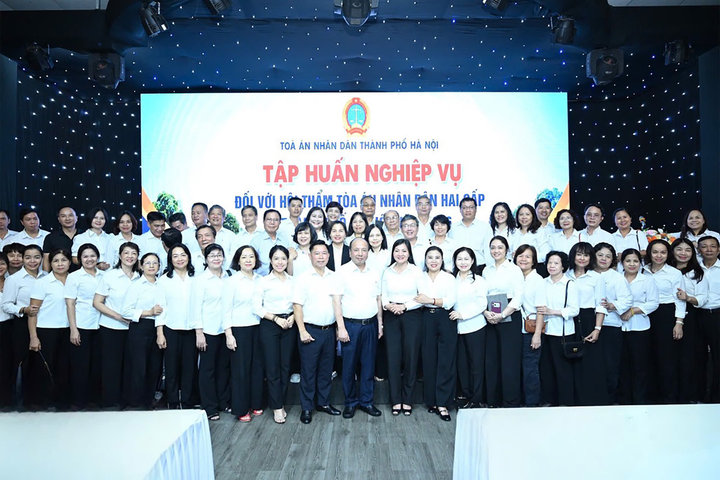 TAND TP. Hà Nội tập huấn nghiệp vụ, nâng cao chất lượng hoạt động của Hội thẩm nhân dân