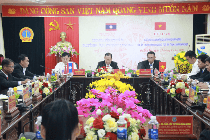 Tăng chiều sâu hợp tác tư pháp giữa Quảng Trị - Khăm Muộn - Savannakhet