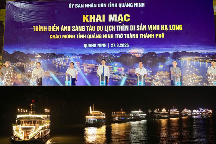 Bữa tiệc ánh sáng trên Vịnh Hạ Long