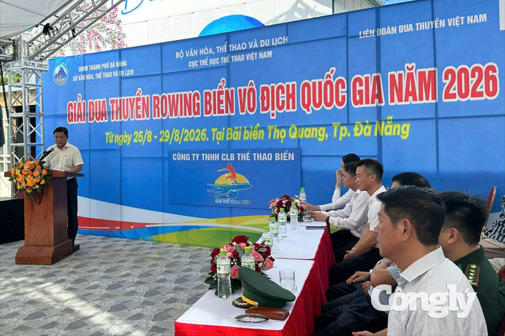 102 VĐV tranh tài tại giải đua thuyền Rowing biển vô địch quốc gia 2026