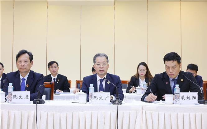 Việt Nam, Trung Quốc trao đổi kinh nghiệm về cải cách tư pháp, chuyển đổi số trong hoạt động Tòa án