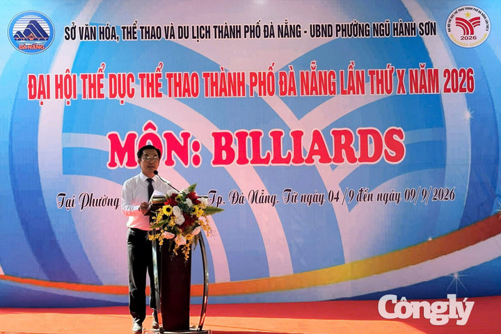 129 cơ thủ tranh tài tại Giải Billiards Đại hội TDTT TP Đà Nẵng lần thứ X