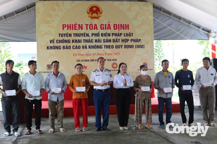 2 phiên tòa giả định tuyên truyền chống khai thác IUU sắp diễn ra tại Cà Mau
