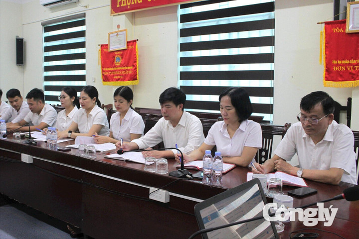 TAND khu vực 1 - Ninh Bình tăng tốc về đích chiến dịch “90 ngày giải quyết đơn, án”