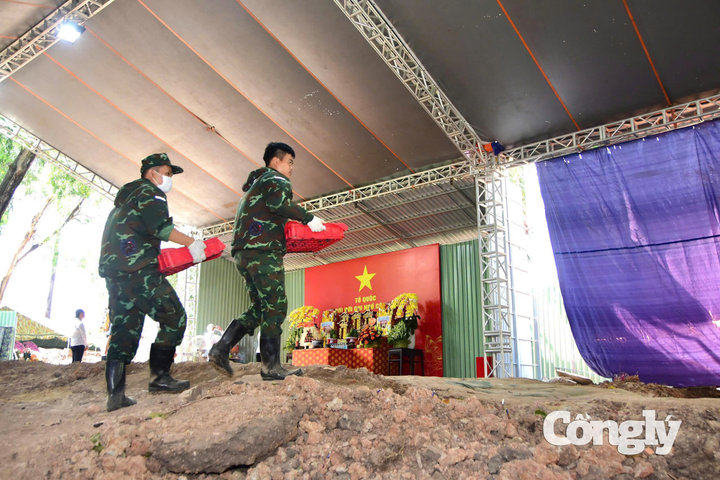 605 bộ hài cốt liệt sĩ được quy tập tại Công viên Lê Thị Riêng