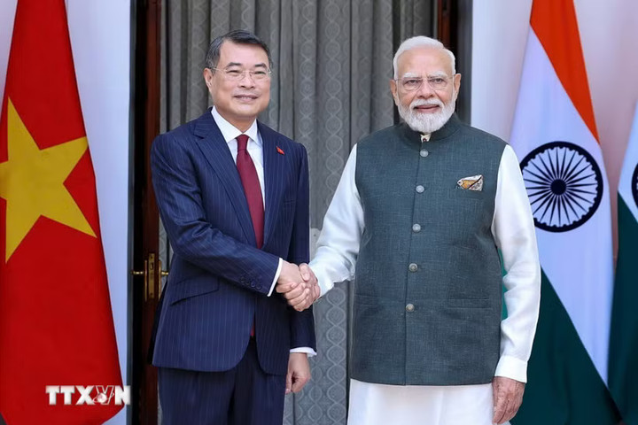 Thủ tướng Chính phủ Lê Minh Hưng hội đàm với Thủ tướng Ấn Độ Narendra Modi