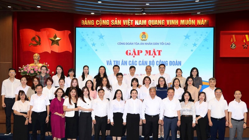 Tòa án nhân dân tối cao tri ân các cán bộ Công đoàn