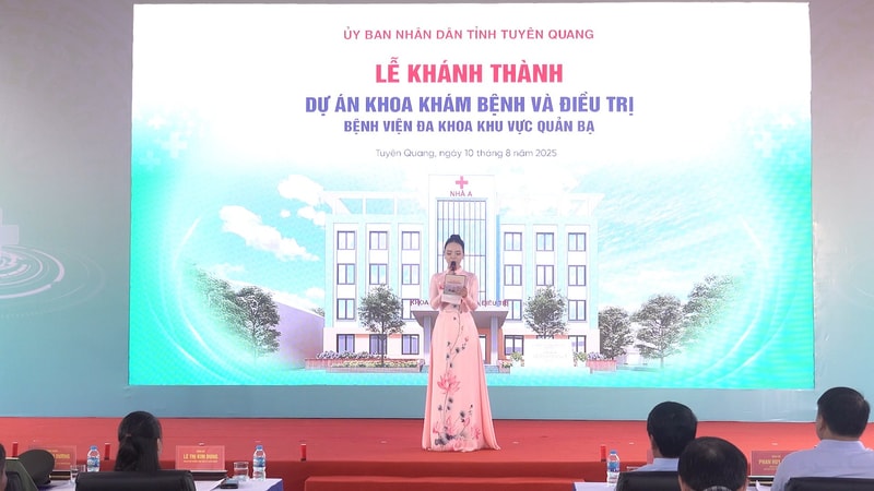Tuyên Quang khánh thành công trình y tế do Tổng Bí thư Tô Lâm tặng