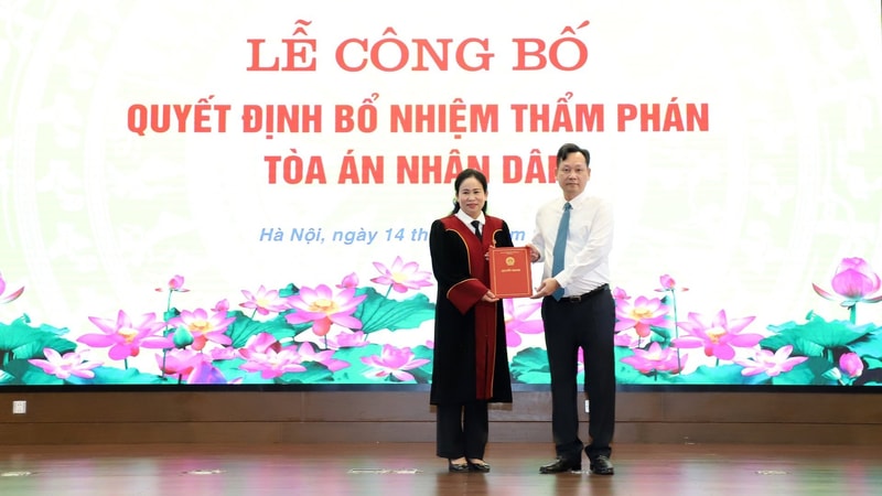 Bổ nhiệm bà Đỗ Thị Hải Yến làm Thẩm phán Tòa án nhân dân