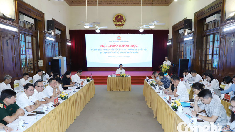 Góp ý hoàn thiện dự thảo quy định bảo vệ Thẩm phán