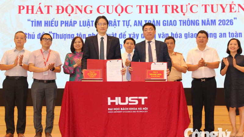 Báo Công lý và Đại học Bách Khoa tổ chức cuộc thi an toàn giao thông