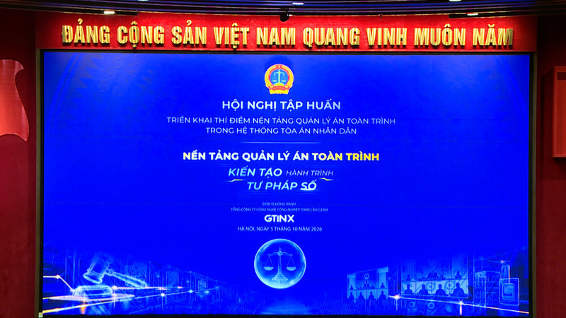 Tòa án nhân dân tối cao tập huấn quản lý án toàn trình số