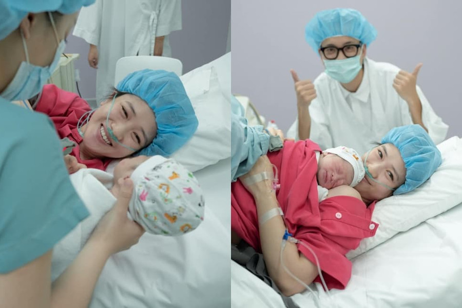 JustaTee tung trọn 'nhật ký đi đẻ' của bà xã Trâm Anh: Lầy lội từng phút, nhan sắc mẹ bầu gây chú ý mạnh