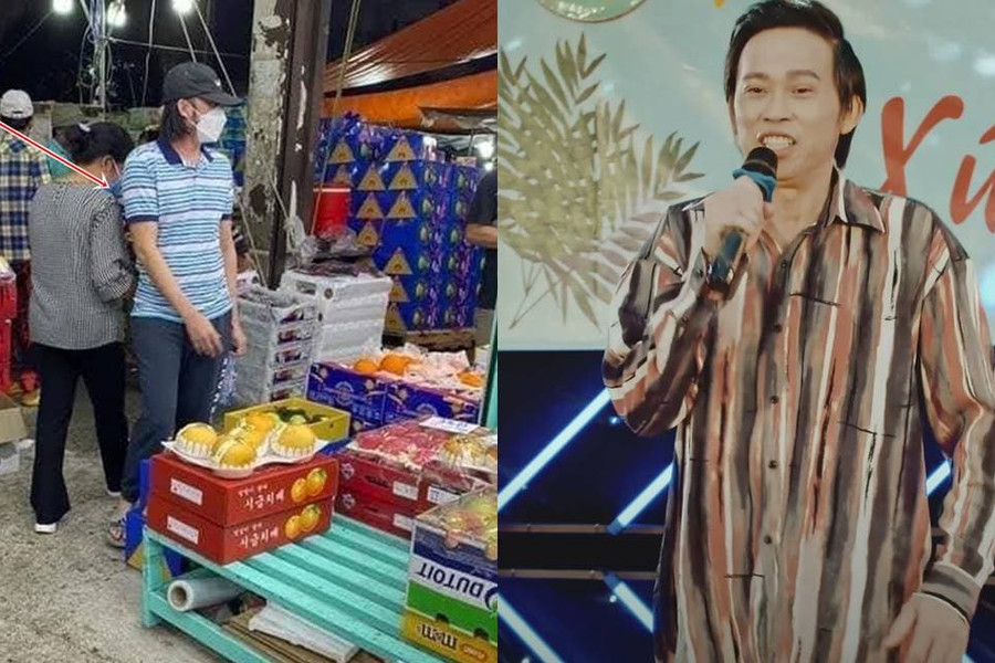 Lộ ảnh NSƯT Hoài Linh đi chợ Tết Nguyên Đán, vóc dáng nam danh hài gầy gò gây chú ý