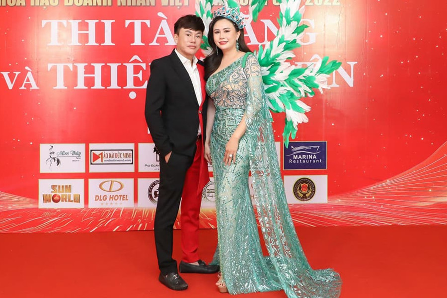 Hoa hậu thiện nguyện Lý Thị Ngân bừng sáng trong trang phục của NTK Tommy Nguyễn
