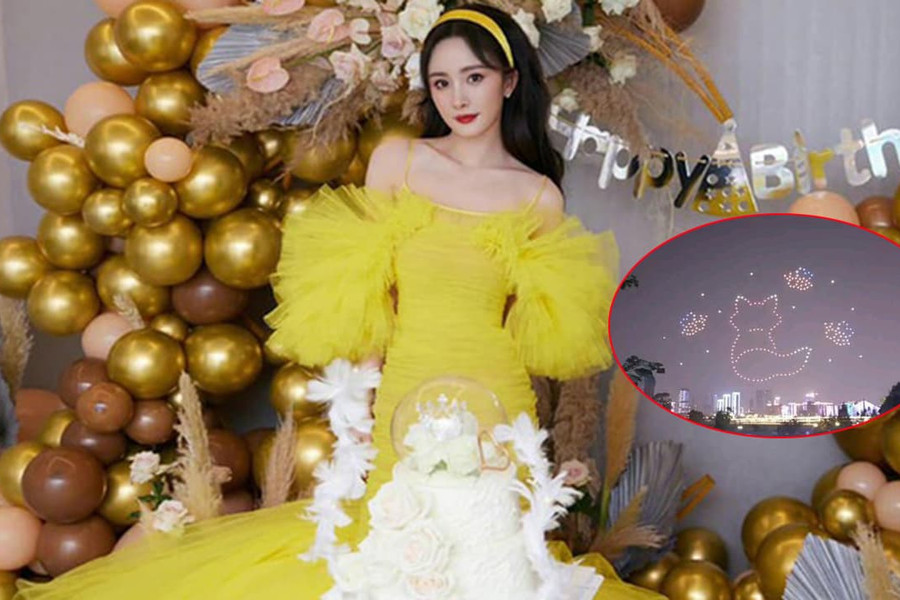 Dương Mịch đón tuổi mới trên phim trường với màn biểu diễn flycam chưa từng có