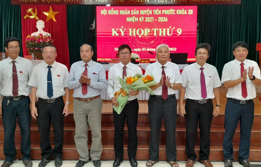 Tiên Phước bầu cử bổ sung chức danh Phó chủ tịch UBND huyện nhiệm kỳ 2021-2026