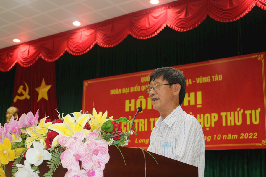 Bà Rịa - Vũng Tàu: Phó Thủ tướng Thường trực Phạm Bình Minh tiếp xúc cử tri tỉnh