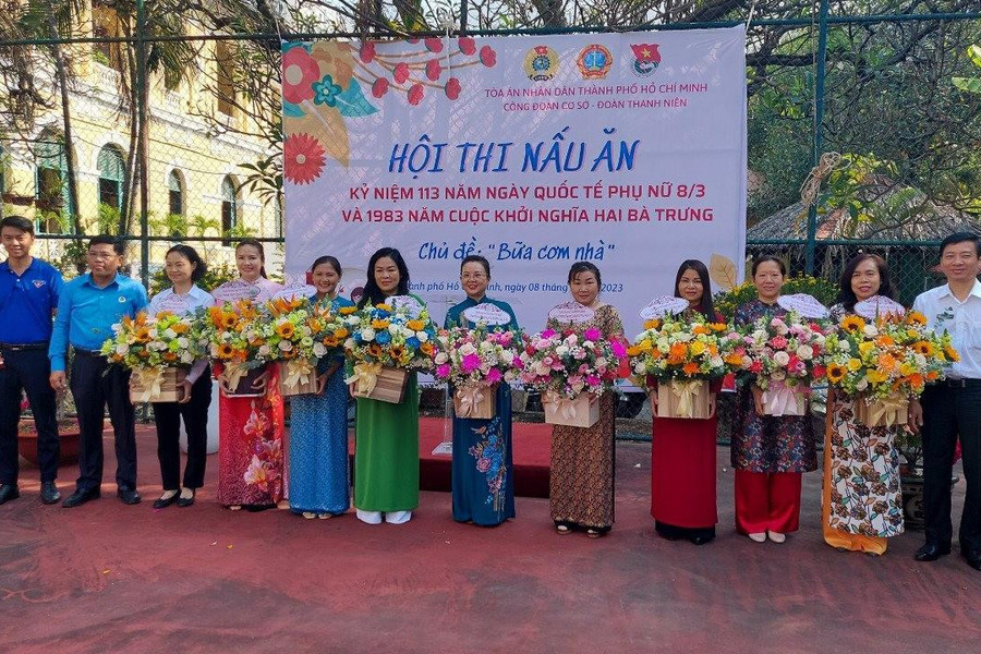 TAND TP.HCM tổ chức hội thi nấu ăn “Bữa cơm nhà”