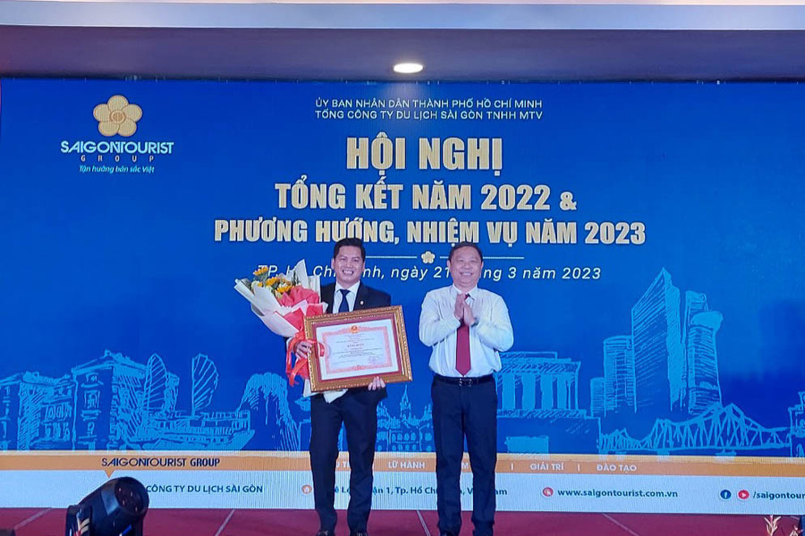 Saigontourist Group phấn đấu đón khoảng 1,7 triệu lượt khách trong năm 2023