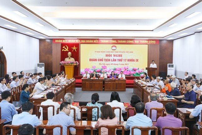 Hội nghị lần thứ 17 Đoàn Chủ tịch Uỷ ban Trung ương MTTQ Việt Nam cho ý kiến 4 nội dung lớn