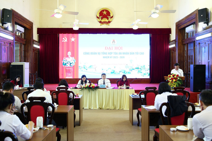 Công đoàn Vụ Tổng hợp TANDTC hoàn thành xuất sắc nhiệm vụ trong nhiệm kỳ 2015-2023