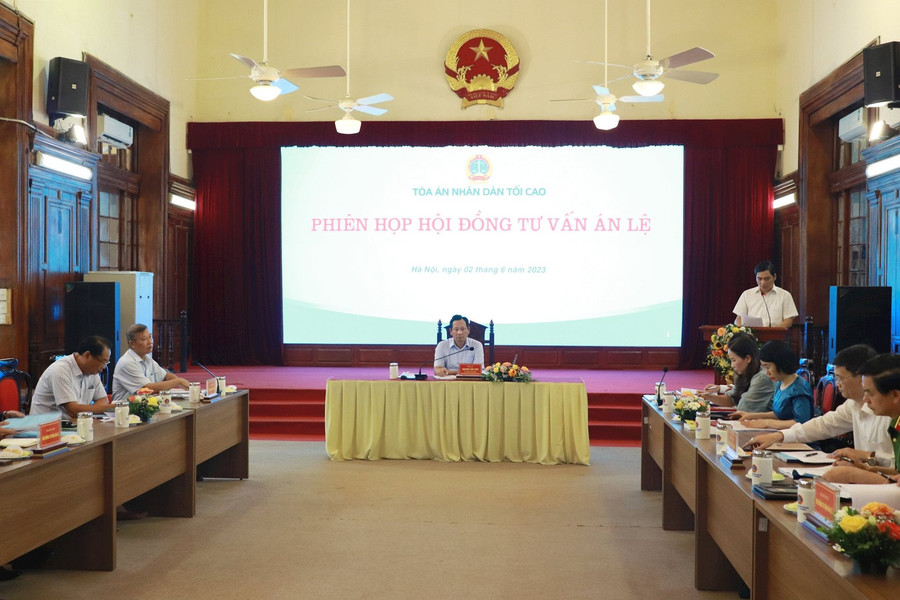 Phiên họp Hội đồng tư vấn án lệ cho ý kiến đối với 14 dự thảo án lệ