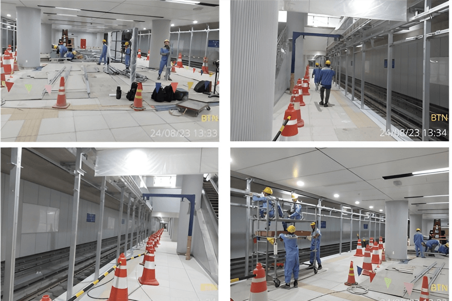 Metro số 1 TP.HCM dốc toàn lực cho ngày chạy thử nghiệm toàn tuyến 29/8