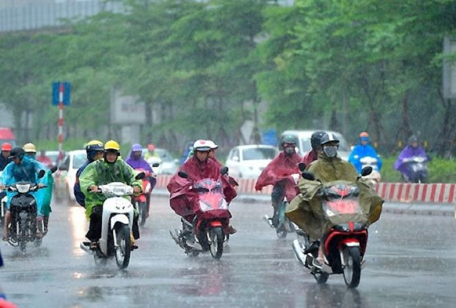 Dự báo mưa lớn khu vực Bắc Bộ và Trung Bộ