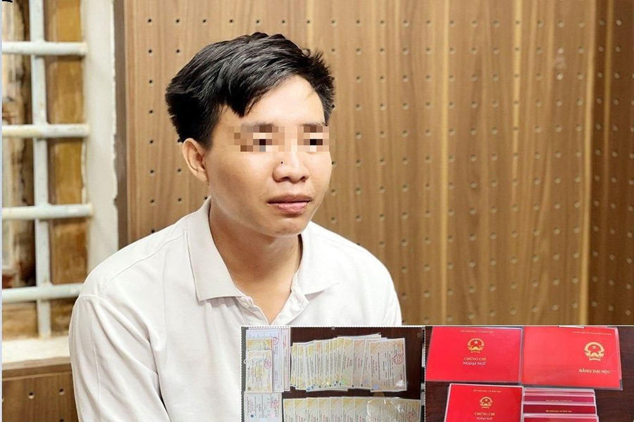 Bắt đối tượng làm giả bằng, chứng chỉ Đại học An Giang