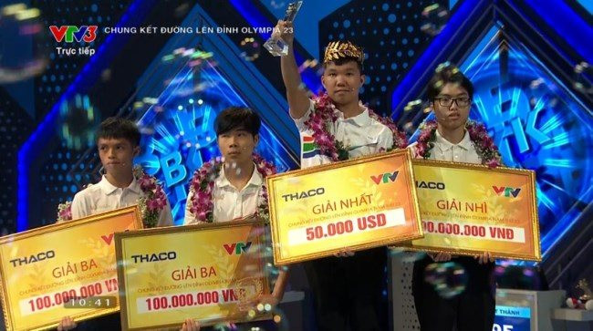 Thí sinh Thanh Hóa giành Nguyệt quế Đường lên đỉnh Olympia