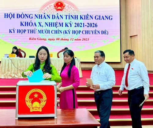 Chủ tịch HĐND, UBND tỉnh Kiên Giang được tín nhiệm cao