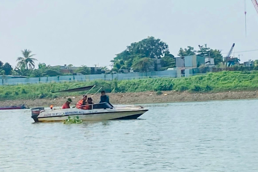 Một người mất tích dưới sông Đồng Nai