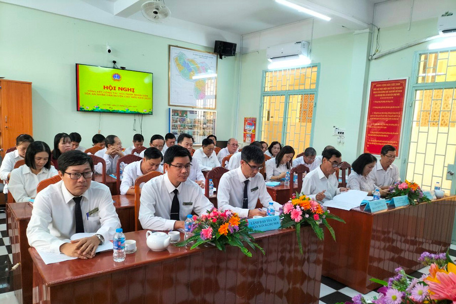 TAND huyện Chợ Mới triển khai công tác năm 2024