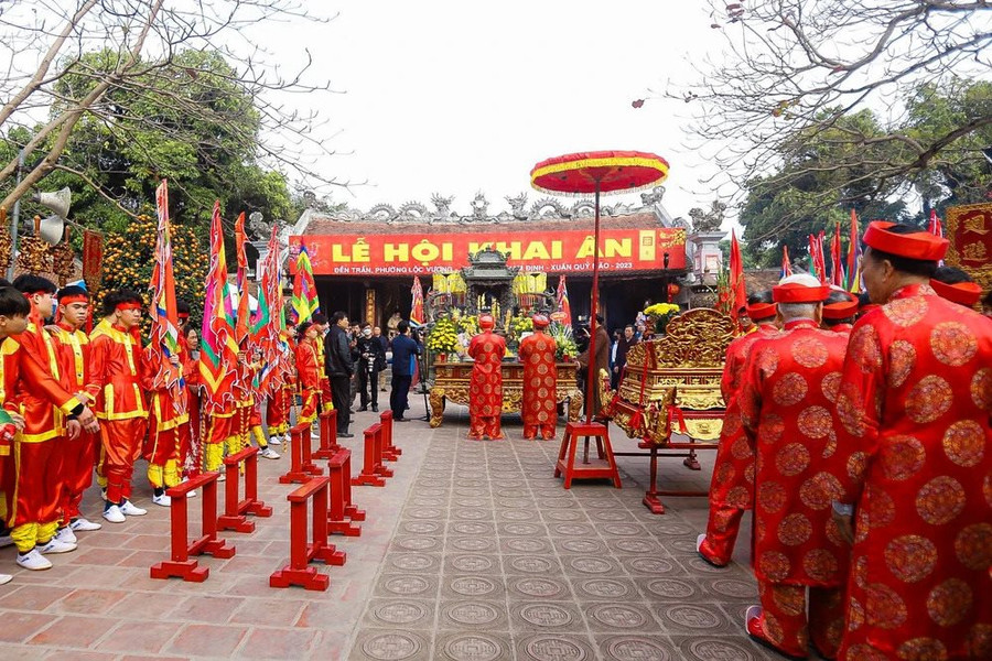Lễ hội khai ấn Đền Trần Nam Định từ 11-16 tháng Giêng