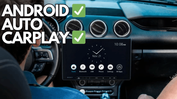Sony ra mắt bộ thu phương tiện XAV-AX8500 hỗ trợ Android Auto và CarPlay