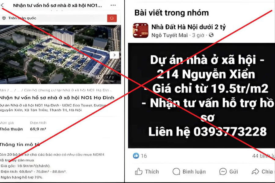 Khuyến cáo dự án nhà ở xã hội Hạ Đình chưa đủ điều kiện giao dịch