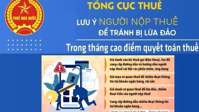 Giả danh cơ quan thuế để lừa đảo chiếm đoạt tài sản