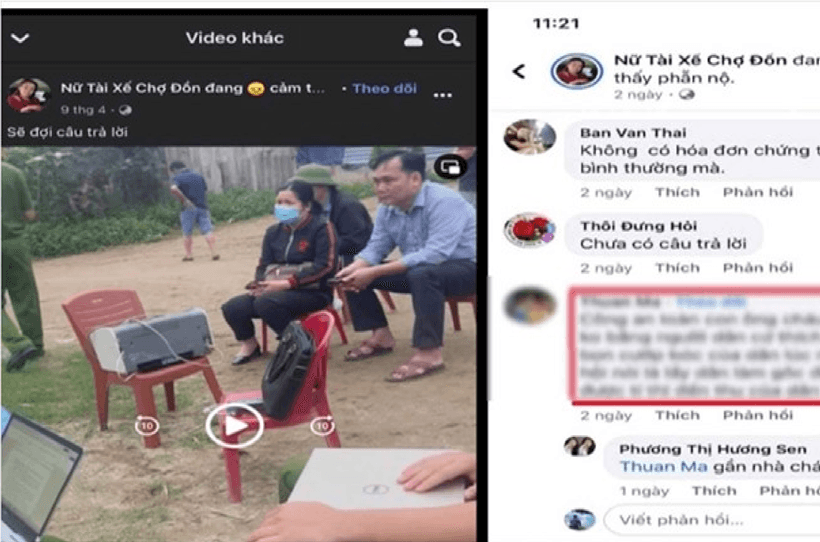 Phạt người xúc phạm lực lượng chức năng trên Facebook