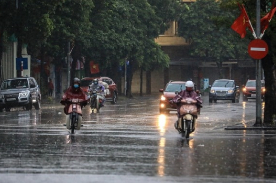 Không khí lạnh gây mưa lớn ở Bắc Bộ, có nơi giảm 10 độ, trời chuyển mát